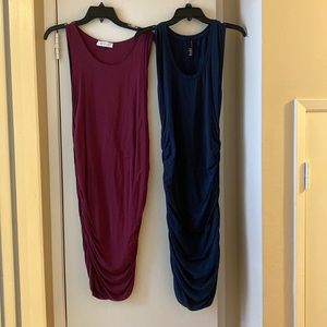 Ruched maternity dresses, Small